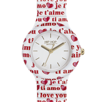 Orologio Hip Hop Donna Heart & Love in Plastica HWU0976 - HWU0976